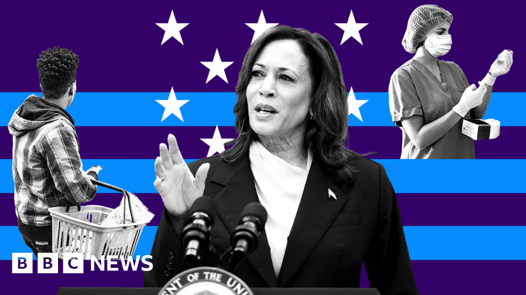 What are Kamala Harris’s views on issues like the economy?
