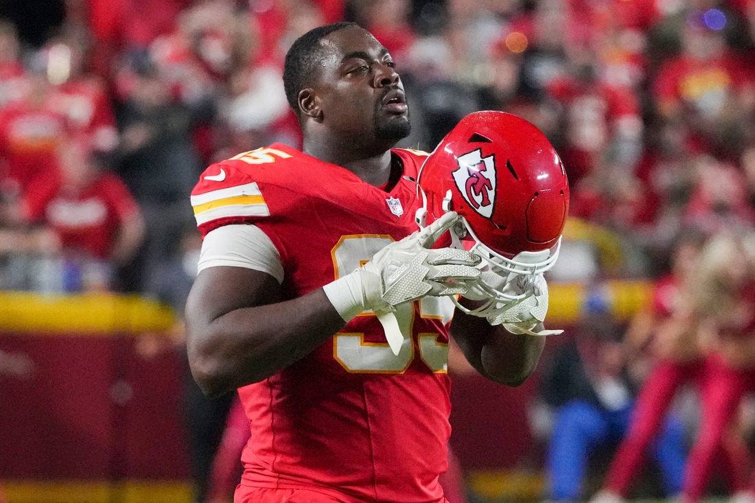 Chiefs DT Chris Jones (calf) inactive vs. Steelers