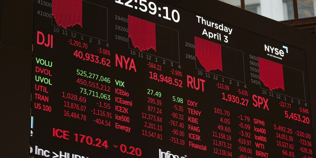 Massive global Trump tariff selloff continues as Asian markets and U.S. dollar drop for second day