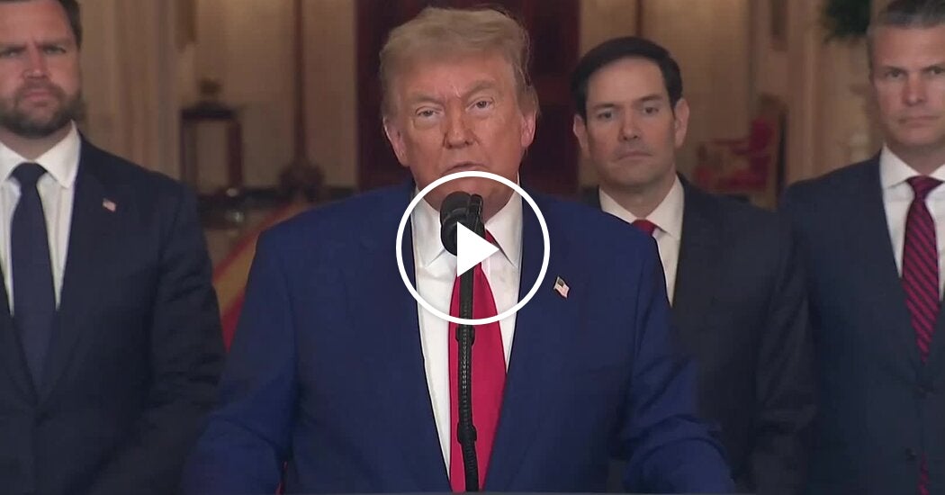 Trump and Netanyahu Praise U.S. Strikes on Iranian Nuclear Sites