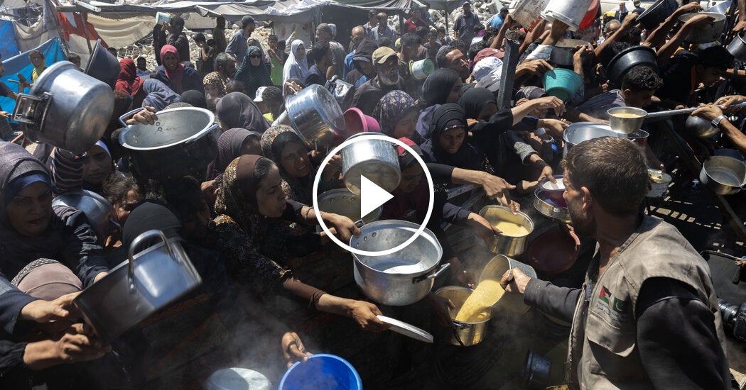 Gaza’s Hunger Crisis: ‘If We Don’t Fight, We Don’t Get Anything.’
