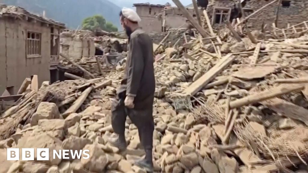 Buildings destroyed and rescue efforts under way after deadly Afghanistan earthquake