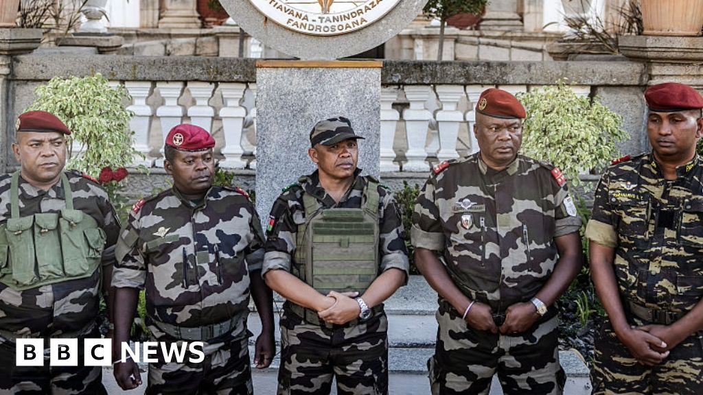 Military says it has seized power in Madagascar after president moves to ‘safe place’