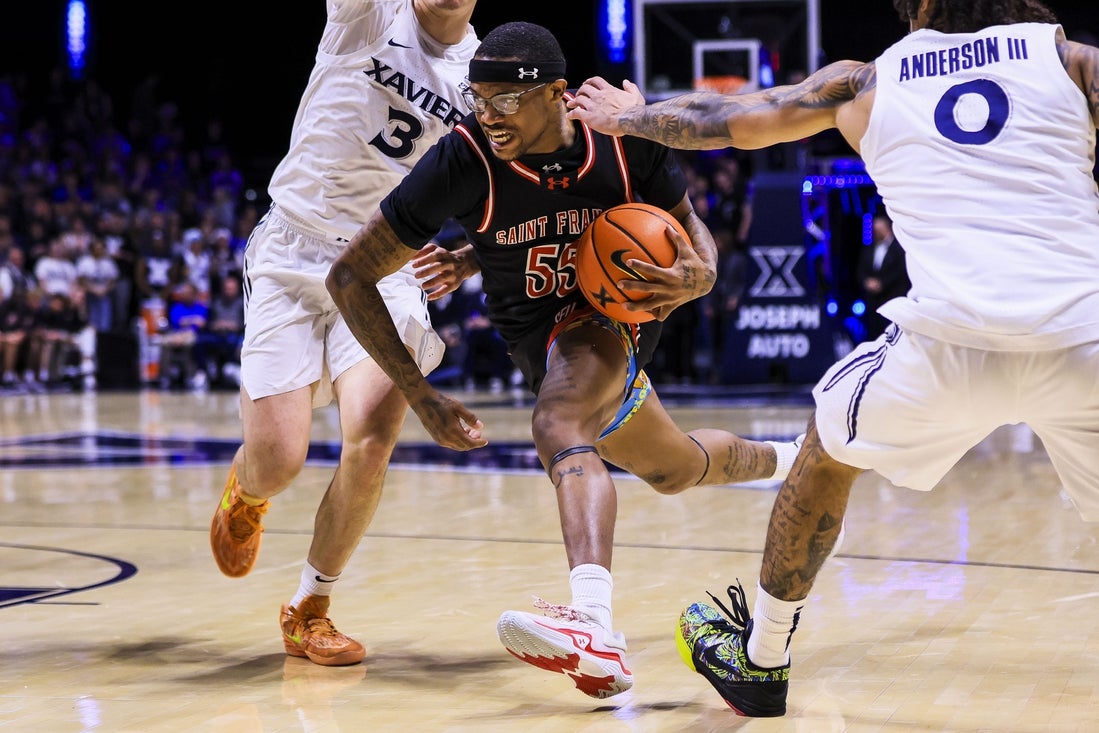 Roddie Anderson II scores 28 as Xavier downs Saint Francis