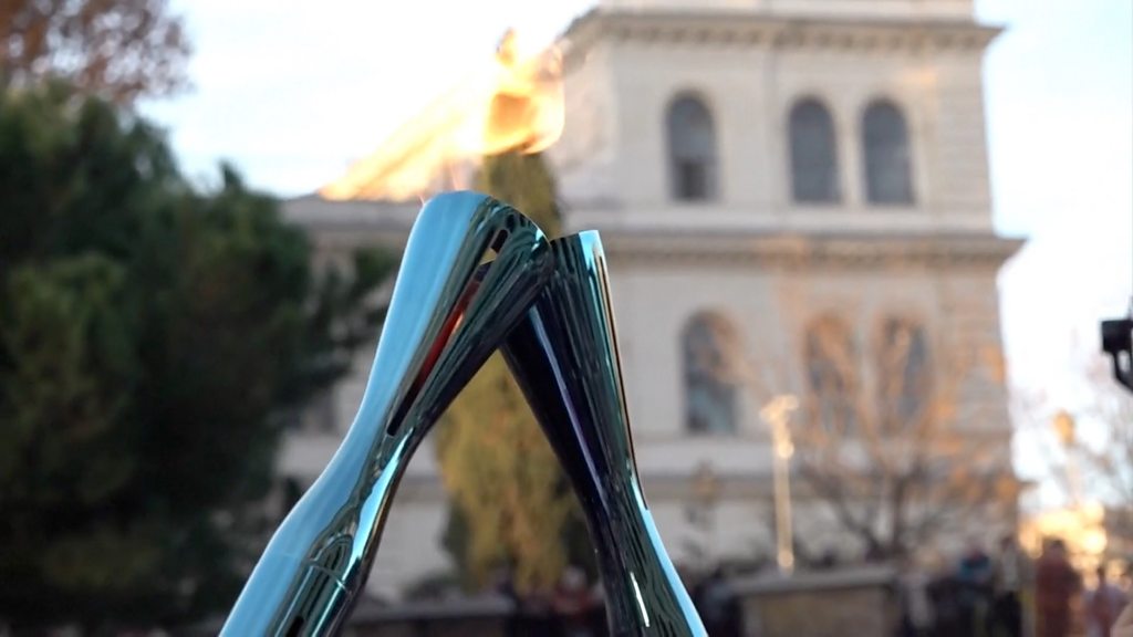 Olympics flame arrives in Rome ahead of Winter Games