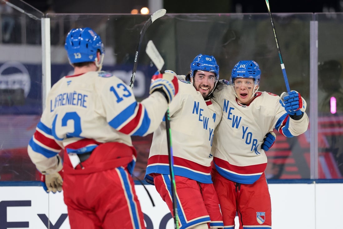 Winter Classic-winning Rangers venture home to face Mammoth