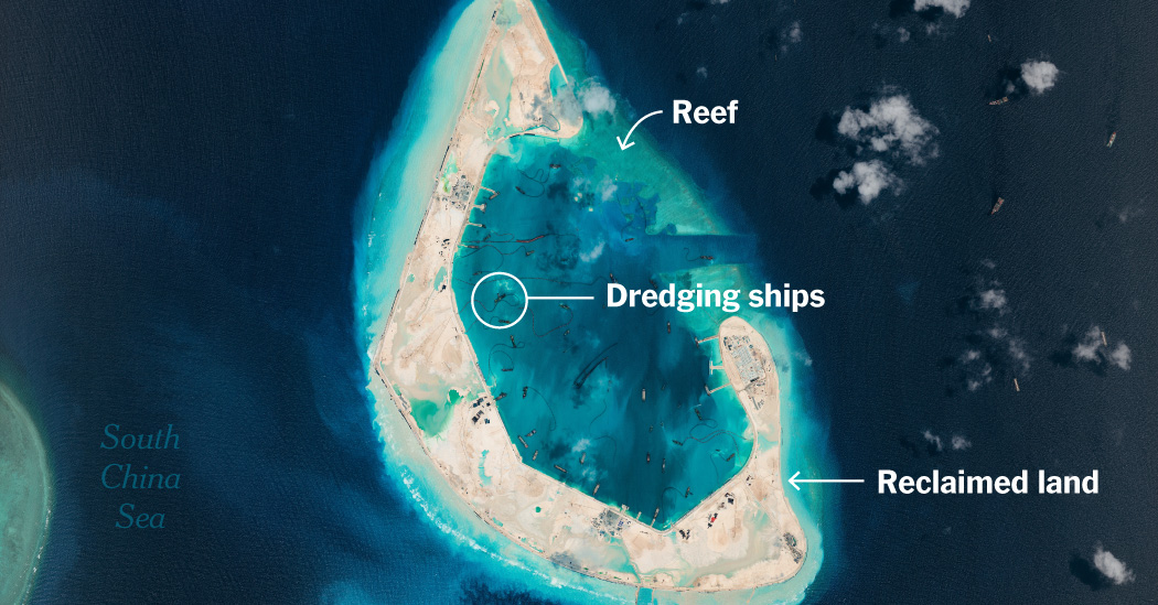 How China Is Building Its Next Outpost at Sea