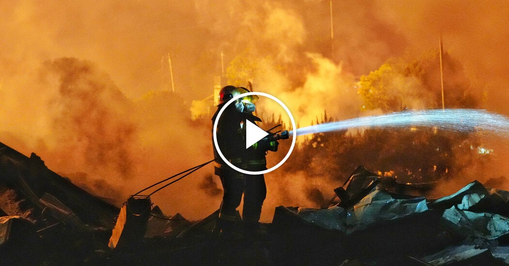 Deadly Explosion Destroys Fireworks Factory in China