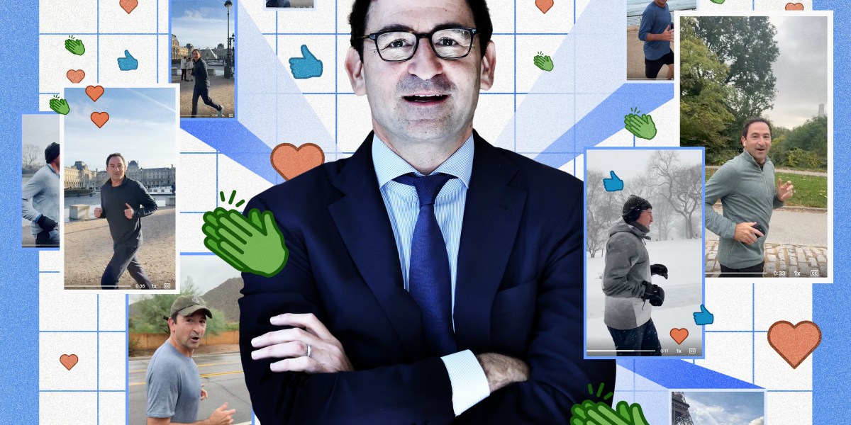 Blackstone president Jon Gray is going viral on LinkedIn for his running videos