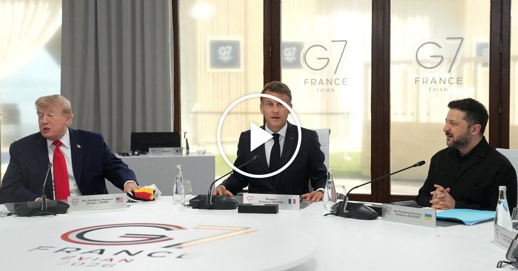 Trump Gifted German Soccer Jersey at G7 Summit