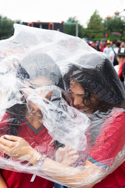 Tropical Storm Arthur Hits World Cup Attendees in Texas